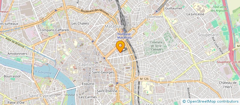 localisation de l'entreprise EXPE-SANTE  TOULOUSE