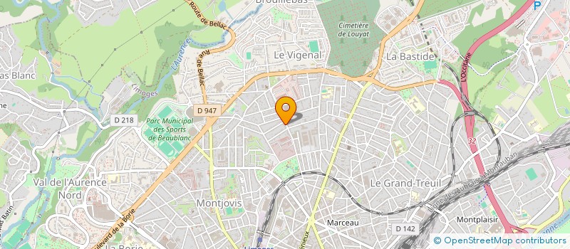 localisation de l'entreprise EXPECTO PATRONUM à LIMOGES