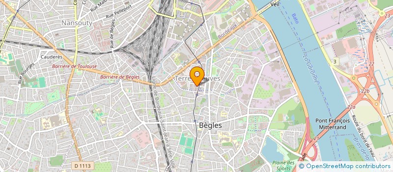 localisation de l'entreprise EXPEDILIVRE à BEGLES