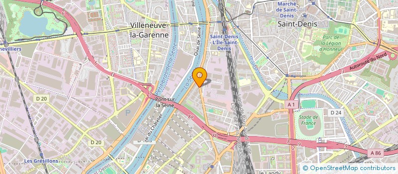 localisation de l'entreprise EXPEDITE INTERNATIONAL à SAINT-DENIS