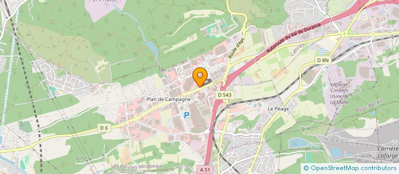 localisation de l'entreprise EXPEDITION MARSEILLE  CABRIES