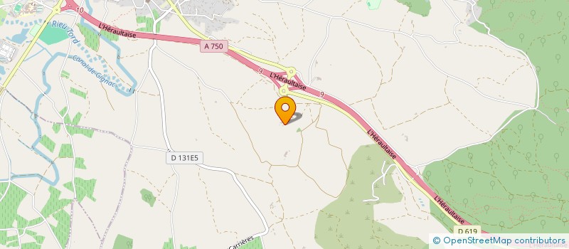 localisation de l'entreprise EXPEDITION SUD 34  GIGNAC