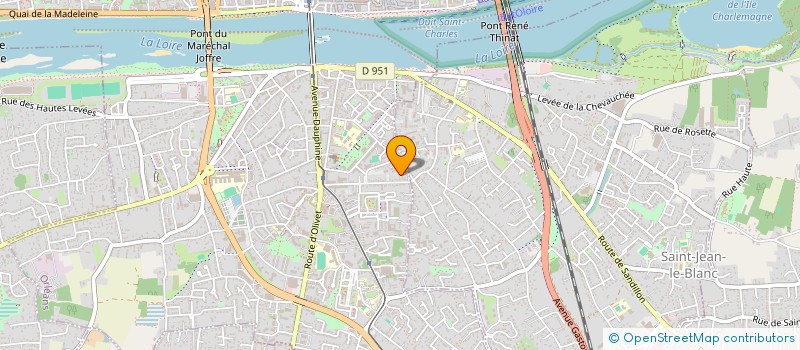 localisation de l'entreprise EXPEO à ORLEANS