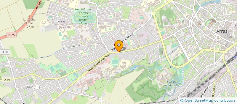 localisation de l'entreprise EXPER'AUTO à ARRAS