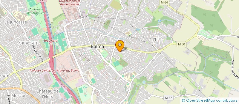 localisation de l'entreprise EXPER'HYDRO  BALMA