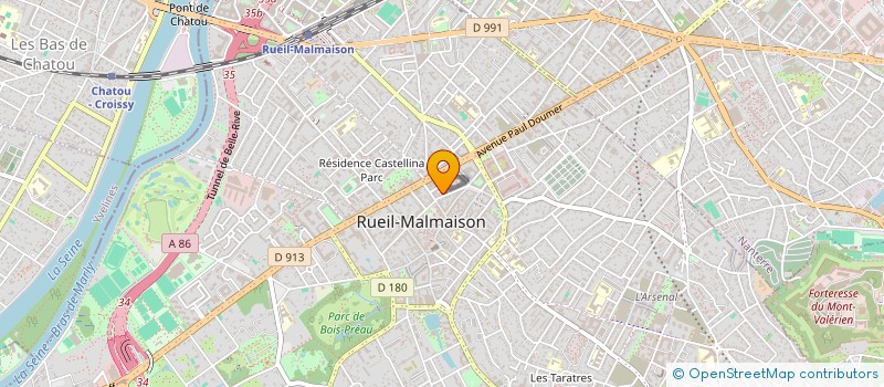 localisation de l'entreprise EXPER IMMO SARL à RUEIL-MALMAISON