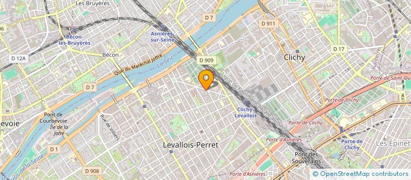 localisation de l'entreprise EXPER-M à LEVALLOIS-PERRET