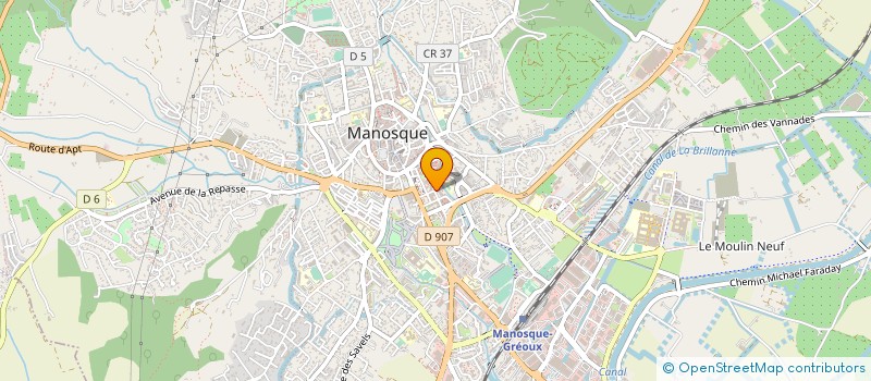 localisation de l'entreprise EXPER'NERGIES à MANOSQUE