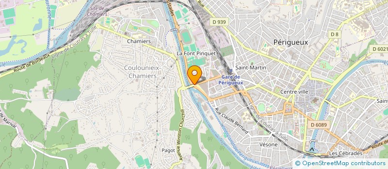 localisation de l'entreprise EXPERENO  PERIGUEUX