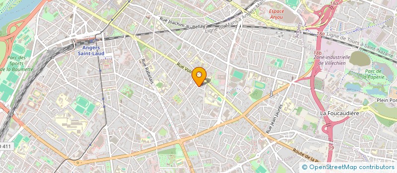 localisation de l'entreprise EXPERFI à ANGERS