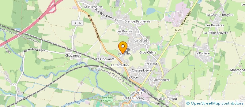 localisation de l'entreprise EXPERHIENCE  CROTTET