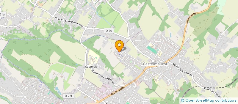 localisation de l'entreprise EXPERIA à CASTELMAUROU