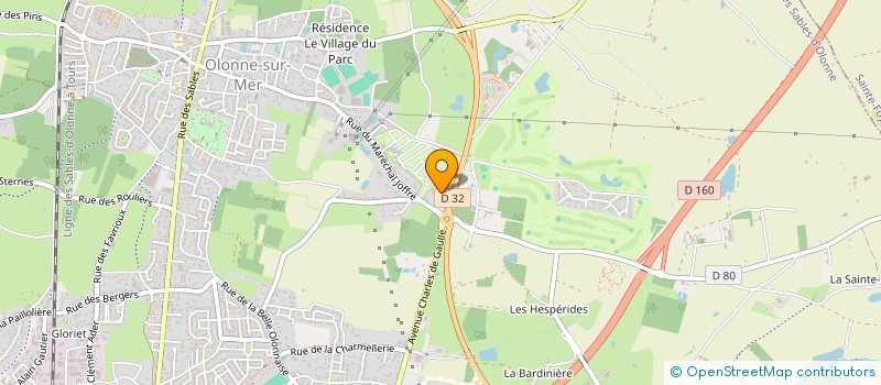 localisation de l'entreprise EXPERIA à LES SABLES D'OLONNE