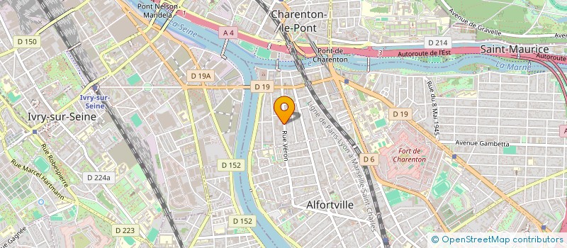 localisation de l'entreprise EXPERIENCE 8 à ALFORTVILLE