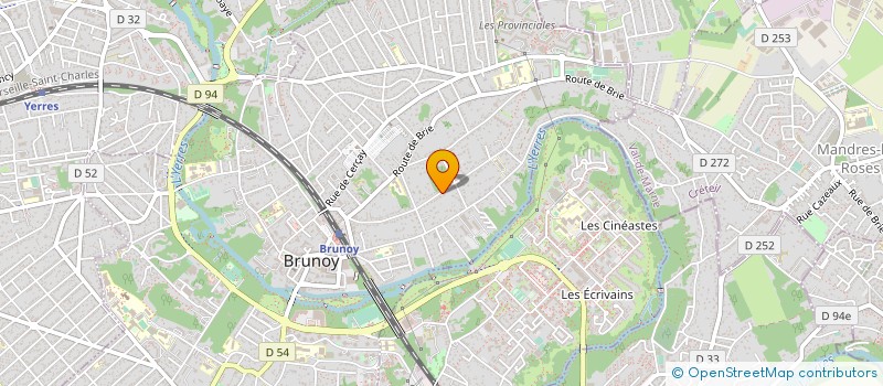 localisation de l'entreprise EXPERIENCE CONSULTING à BRUNOY