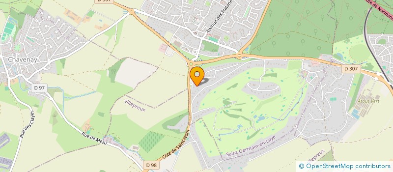 localisation de l'entreprise EXPERIENCE FRANCE (XPF)  SAINT-NOM-LA-BRETECHE