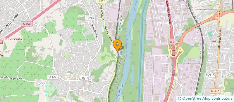 localisation de l'entreprise EXPERIENCE LADIES OPEN  IRIGNY