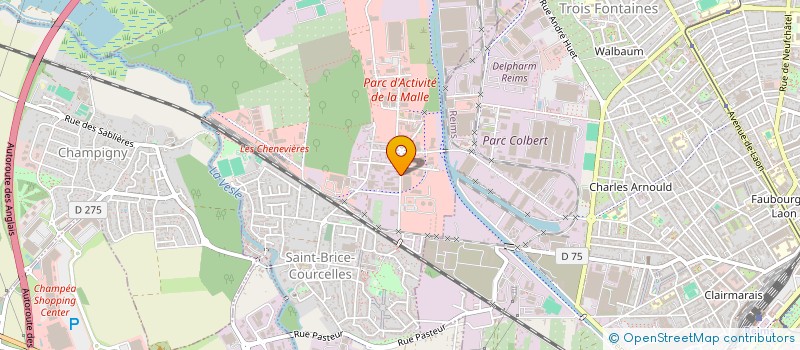 localisation de l'entreprise EXPERIENCE LOCATION  SAINT-BRICE-COURCELLES