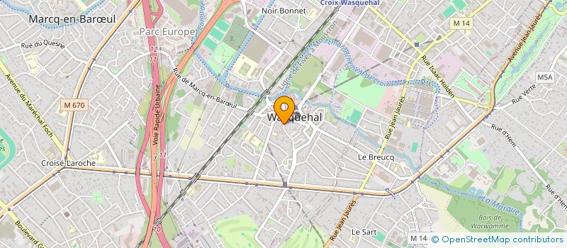 localisation de l'entreprise EXPERIENCE LUDIQUE à WASQUEHAL
