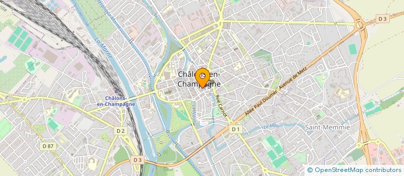 localisation de l'entreprise EXPERIENCE TRAIL  CHALONS-EN-CHAMPAGNE