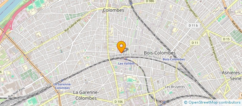localisation de l'entreprise EXPERIENCIA  COLOMBES