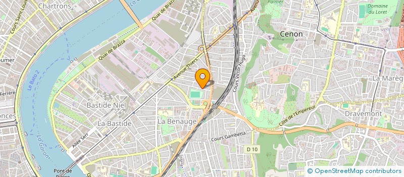 localisation de l'entreprise EXPERIENS CONSEIL  BORDEAUX