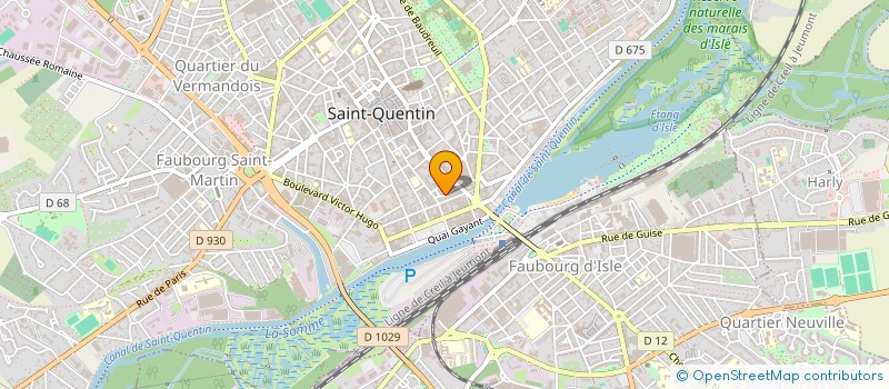 localisation de l'entreprise EXPERIENTIS CONSEILS  SAINT-QUENTIN