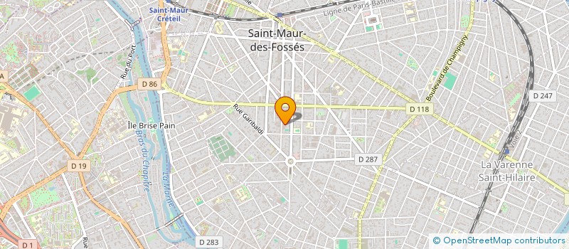 localisation de l'entreprise EXPERIMENTAL BUSINESS à SAINT-MAUR-DES-FOSSES
