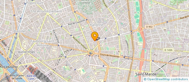 localisation de l'entreprise EXPERIMENTALART.ORG  PARIS