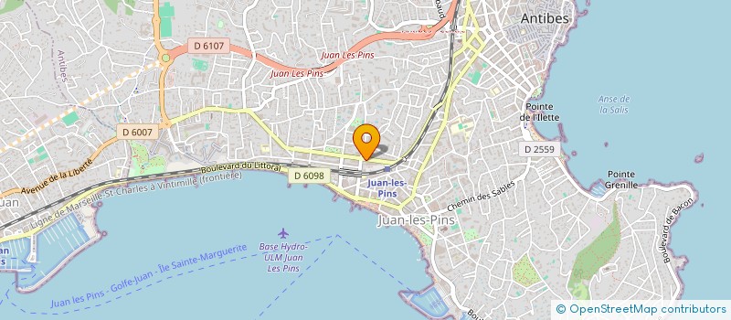 localisation de l'entreprise EXPERIO  ANTIBES