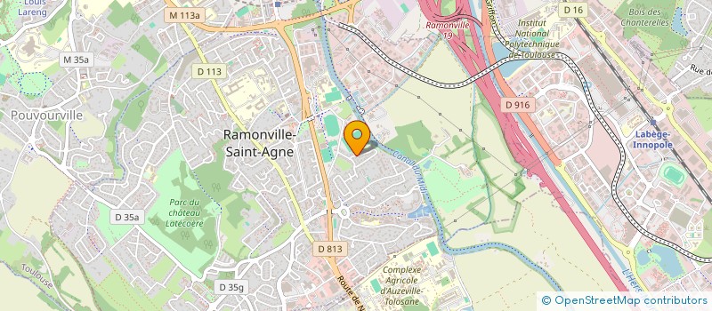 localisation de l'entreprise EXPERIOR AERO à RAMONVILLE-SAINT-AGNE