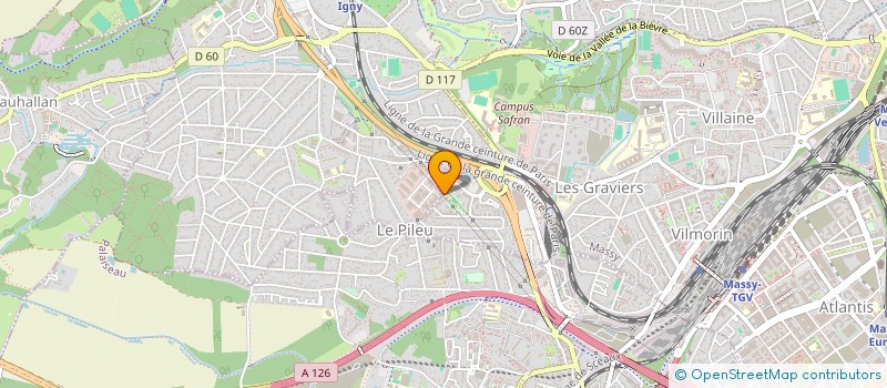 localisation de l'entreprise EXPERIUM PLAN SUD à MASSY