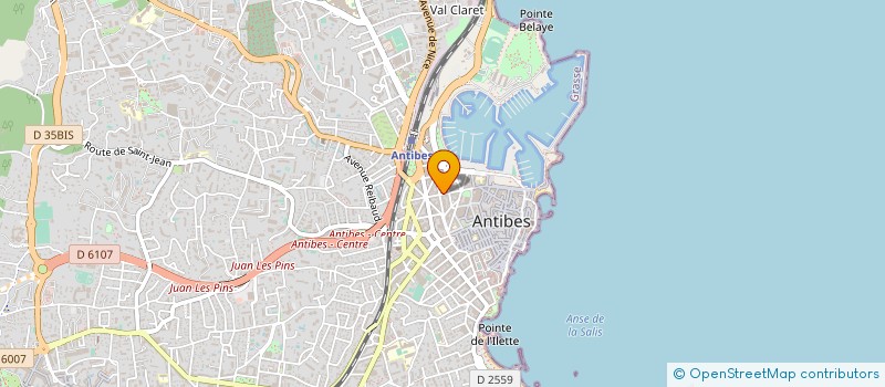 localisation de l'entreprise EXPERSEA YACHT MANAGEMENT  ANTIBES