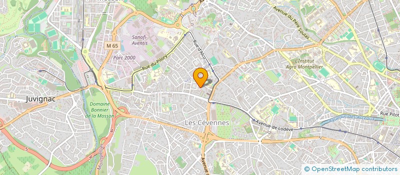 localisation de l'entreprise EXPERSERVE à MONTPELLIER