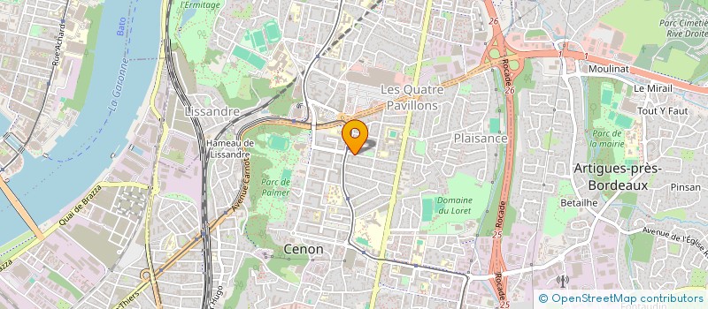 localisation de l'entreprise EXPERSIUM  LORMONT