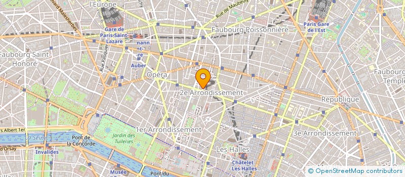 localisation de l'entreprise EXPERSYS SA à PARIS 02