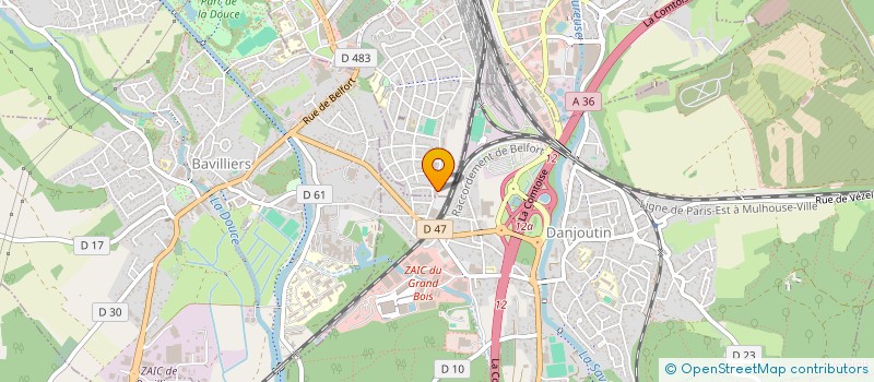 localisation de l'entreprise EXPERT 2A SERVICES à BELFORT