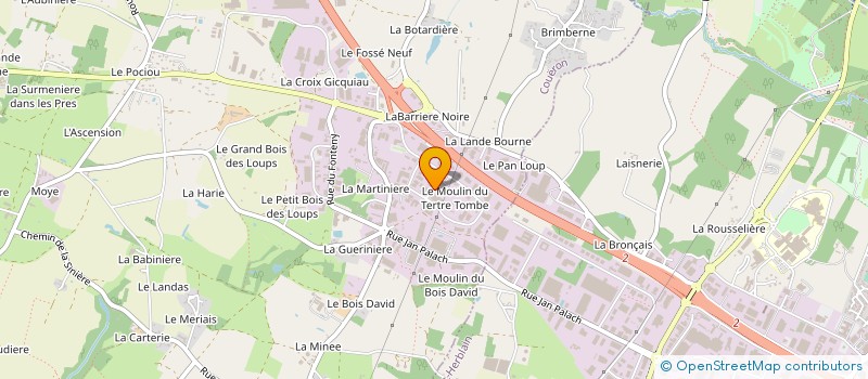 localisation de l'entreprise EXPERT ACHATS à COUERON