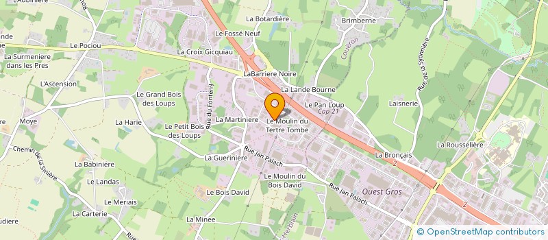 localisation de l'entreprise EXPERT ACHATS LOIRE-ATLANTIQUE à COUERON