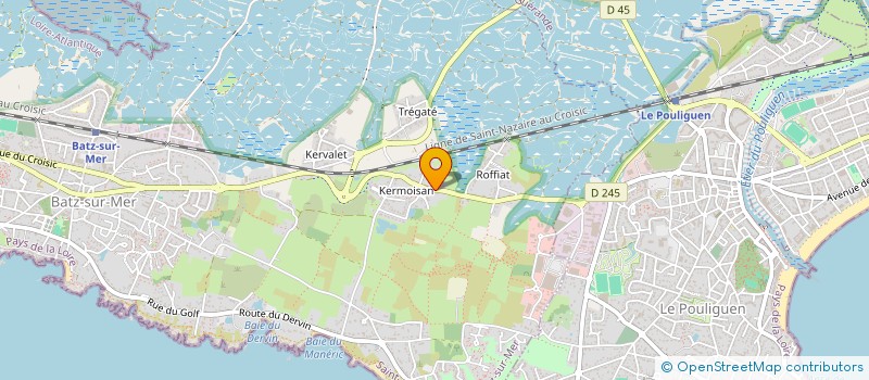 localisation de l'entreprise EXPERT AVENIR PATRIMOINE  BATZ-SUR-MER