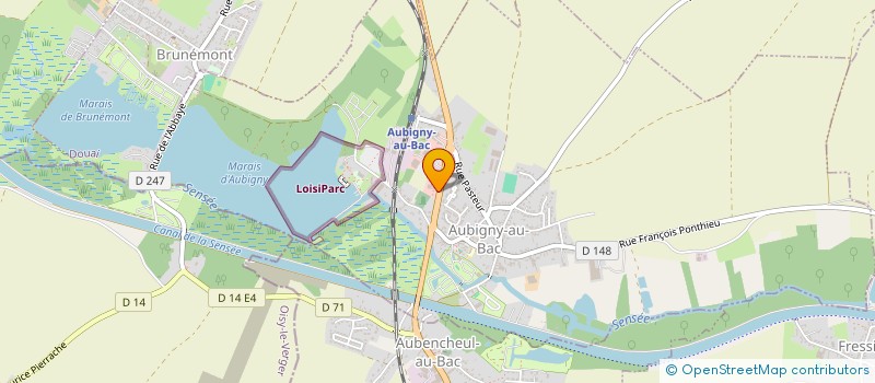 localisation de l'entreprise EXPERT BASSIN à AUBIGNY-AU-BAC