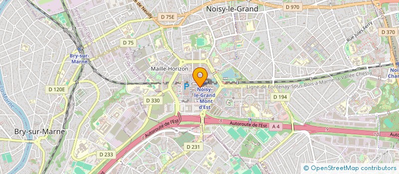 localisation de l'entreprise EXPERT BAT  NOISY-LE-GRAND