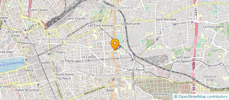 localisation de l'entreprise EXPERT BTP à MARSEILLE