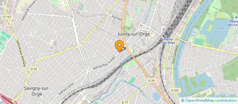 localisation de l'entreprise EXPERT BUSINESS & PRODUCT DATA CONSULTING à SAVIGNY-SUR-ORGE