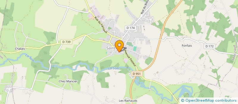 localisation de l'entreprise EXPERT BUSINESS SERVICES à SAINT-CLAUD