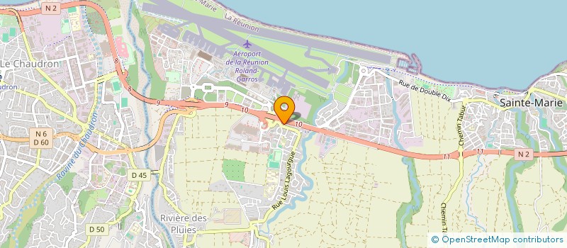 localisation de l'entreprise EXPERT CABINET CONSULTING REUNION  SAINTE-MARIE