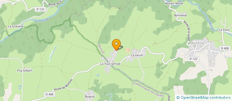 localisation de l'entreprise EXPERT CANALISATION AUVERGNE  MONTCEL