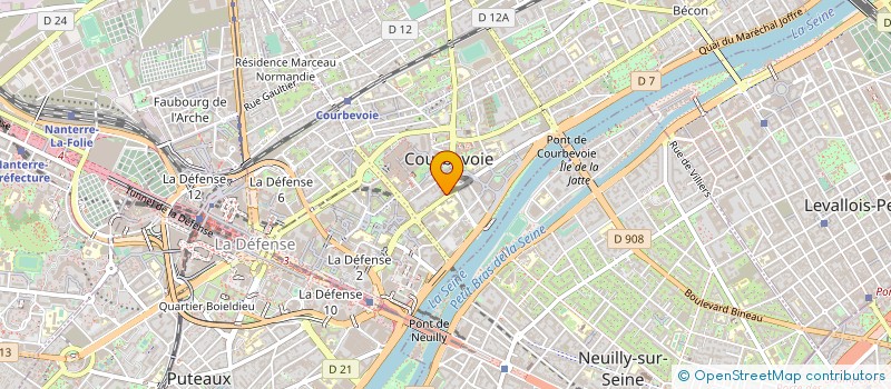 localisation de l'entreprise EXPERT COMPT LELOUCH ASSUEID AUDIT ASSOC à COURBEVOIE