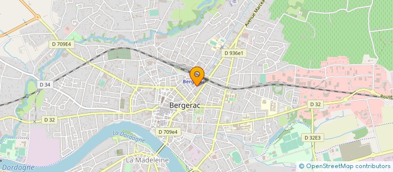 localisation de l'entreprise EXPERT CONSEIL ENTREPRISE BERGERAC à BERGERAC