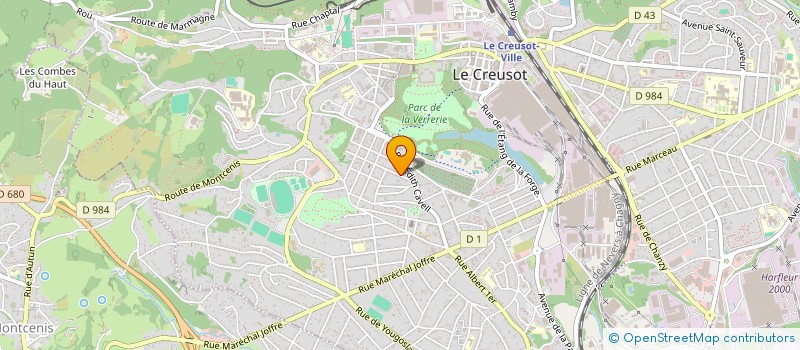 localisation de l'entreprise EXPERT CONSTRUCTION  LE CREUSOT